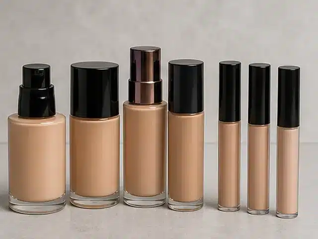 OEM foundation and concealer product samples