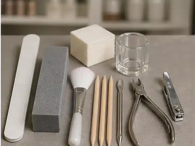 Manicure tools and nail accessories