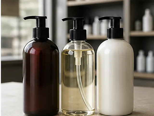 Private label shampoo bottle samples