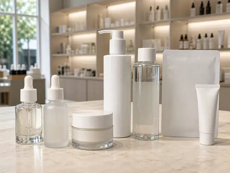 Skincare products from YIFA PLAZA cosmetics supply chain Guangzhou China