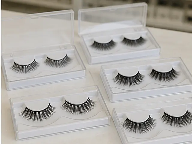 Wholesale strip eyelashes in retail cases