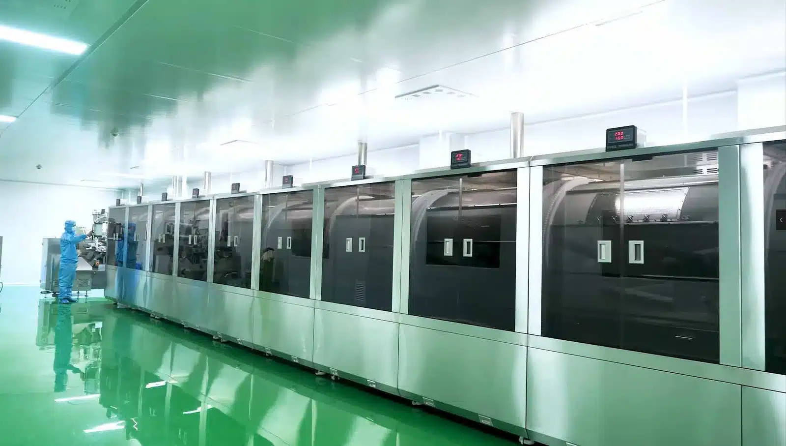 Production equipment shown in supplier-provided company materials